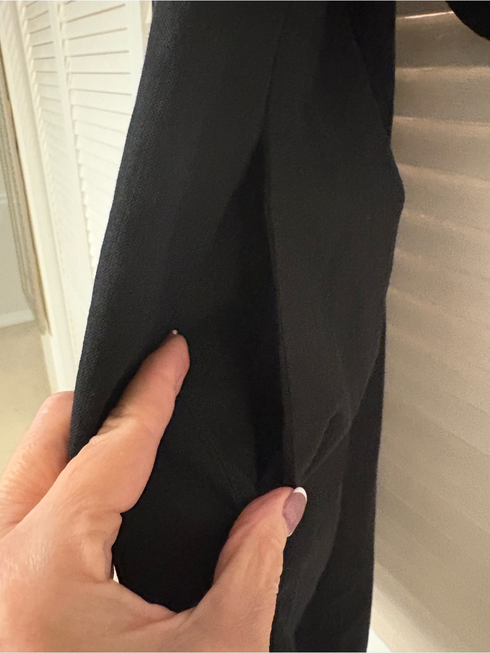 POMANDER PLACE
Black Finley Flutter Sleeve Dress - Picture 3 of 13